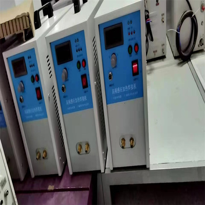 达州空调配件高频焊接设备顾鑫16KW铜管散热管高频焊接机
